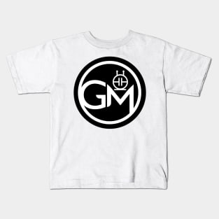 Growler Media Logo Round Black Kids T-Shirt